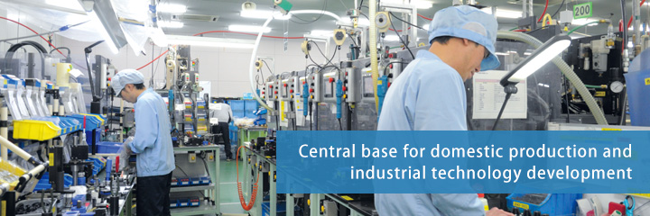 Central base for domestic production and industrial technology development